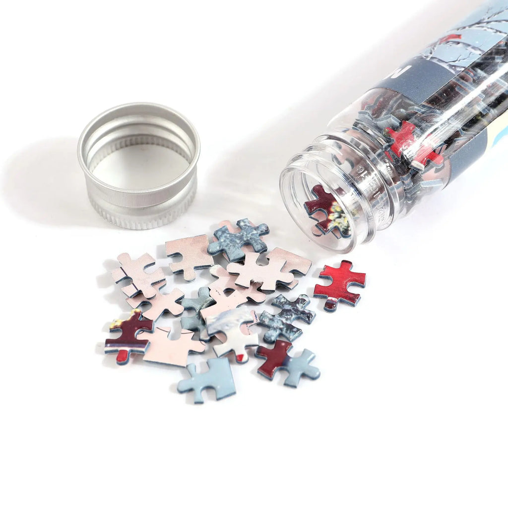 Test Tube Jigsaw Puzzle 150pcs World Famous Painting Van Gogh Monet Sunrise Impression Decompress Toy Educational Family Game