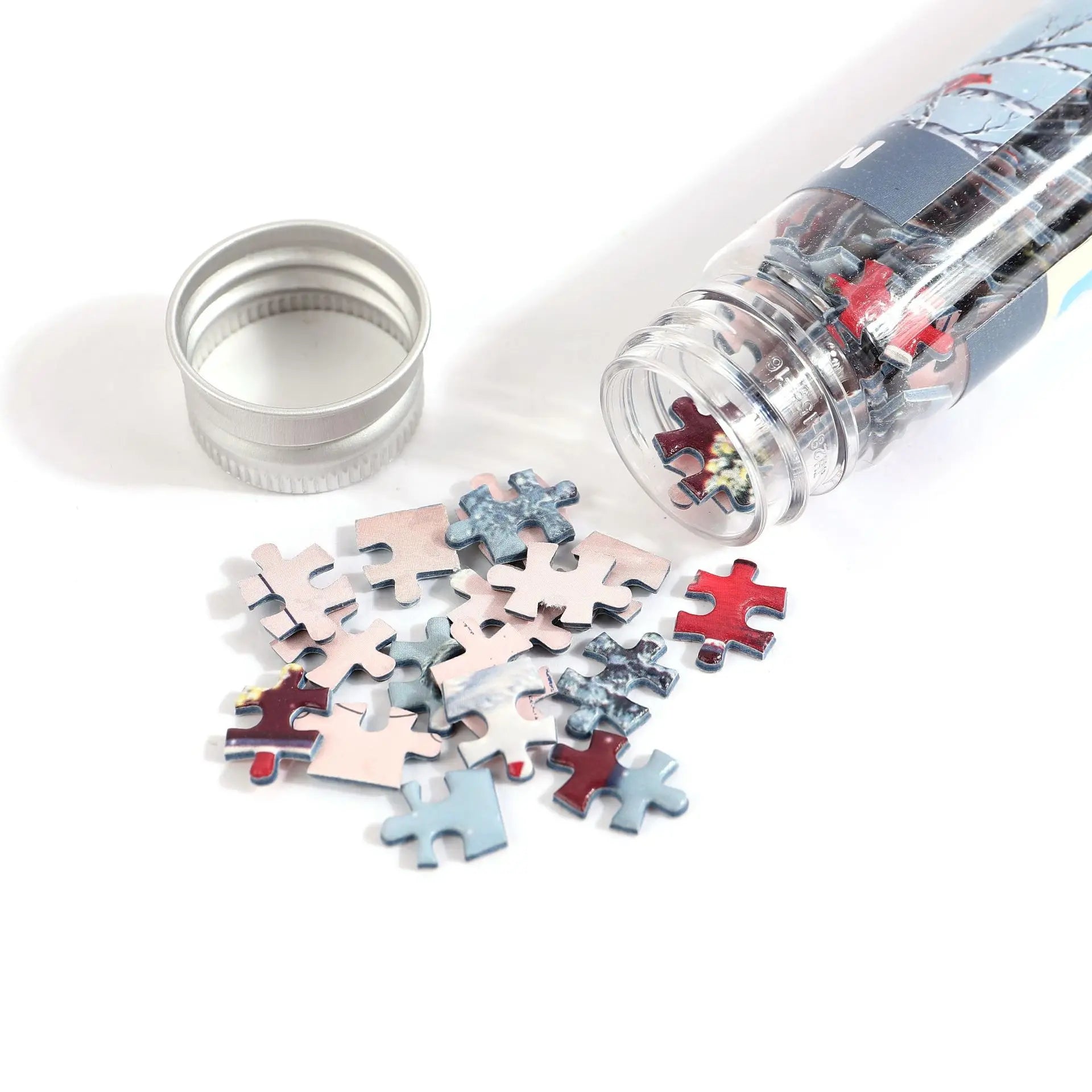 Test Tube Jigsaw Puzzle 150pcs World Famous Painting Van Gogh Monet Sunrise Impression Decompress Toy Educational Family Game