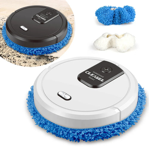 10000rpm Mopping Machine, Wet and Ary Dual-Purpose Mopping Machine, Automatic Mopping Machine-White/Black