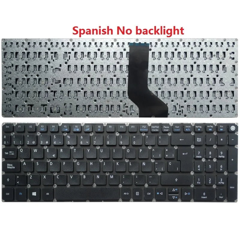 Russian/US/UK/Spanish laptop keyboard FOR Acer Aspire 7 A715-71 A715-71G A715-72 A715-72G A717-71 A717-71G A717-72 A717-72G