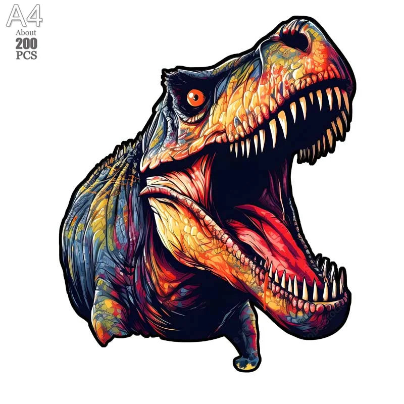 100-300PCS Dragon Puzzle Family Games Toys Birthday Gifts Wooden Puzzles Unique Wooden Animal Jigsaw Puzzles for Adults Kids