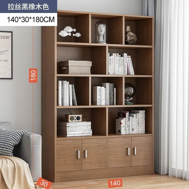 Luxury Library Office Book Storage Furniture Wooden Bookcase Bookshelf Office Furniture