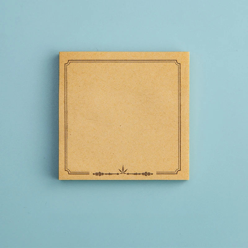 Various Specifications Optional Kraft Paper Post-it Grid Message Book Note Book 80 Pages
