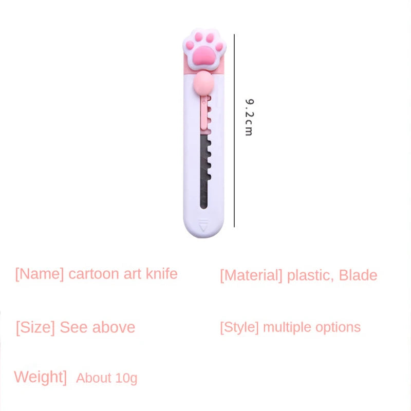 Mini Cute Art Knife Portable Parcel Unpacking Knife Office Paper Cutting Hand Knife Student Stationery Supplies