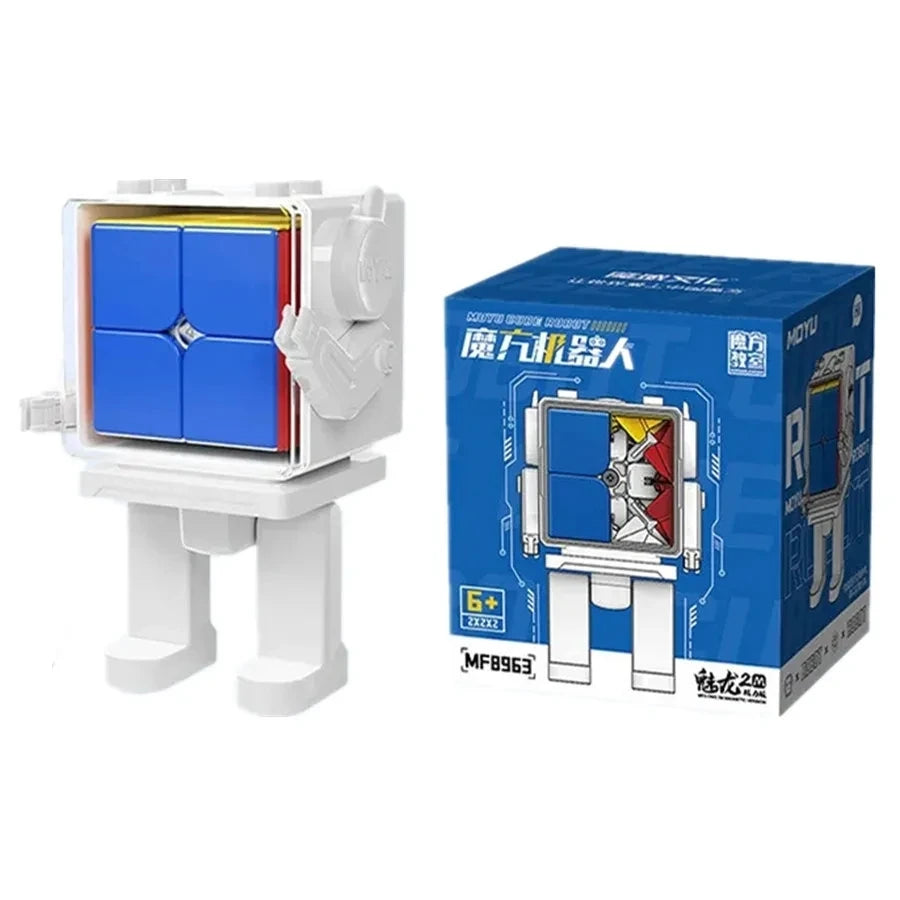 Moyu Cube Classroom Cube Robot 2x2 3x3 4x4 5x5 Magic Cube Magnetic  Beginner DIY Cubes  Professional Puzzle Toys Children Gift