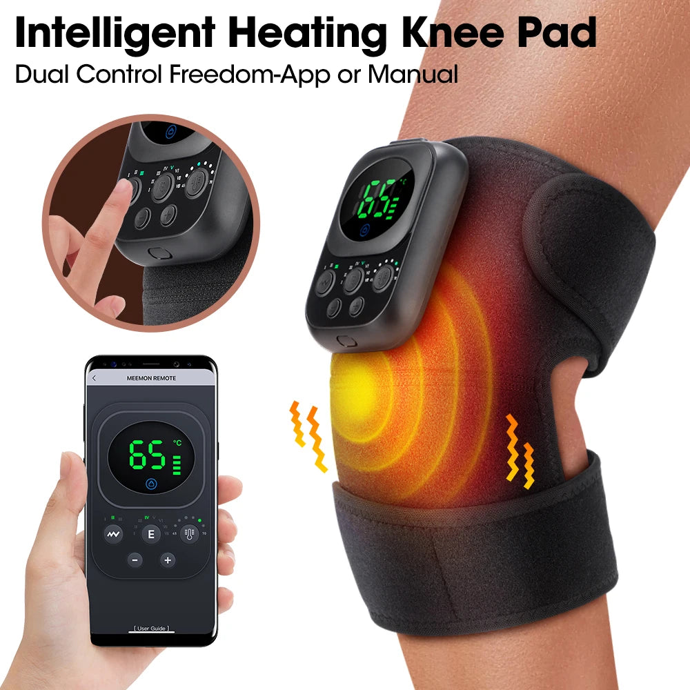 Electric Shoulder Brace for Men & Women, Shoulder Heated Pad Support Mobile Control, Relax Muscles Promote Blood Circulation