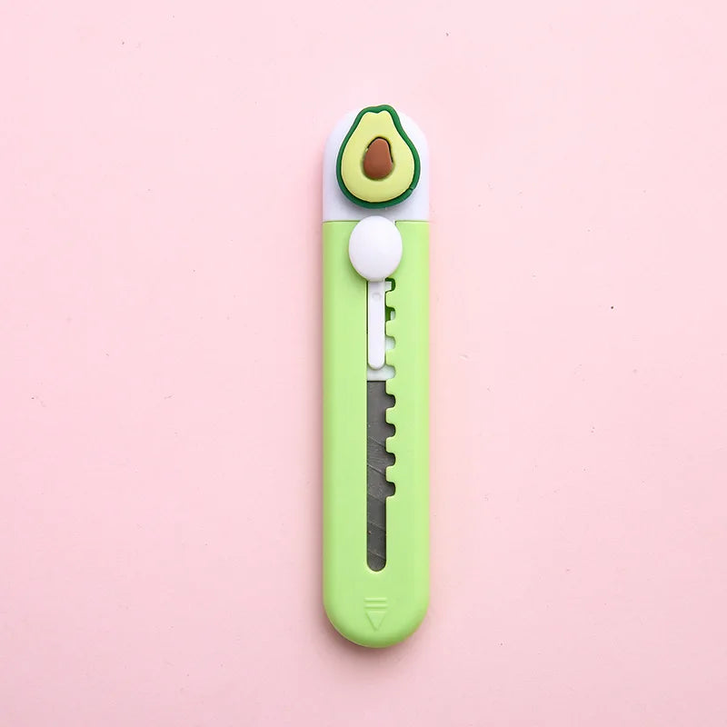 Mini Cute Art Knife Portable Parcel Unpacking Knife Office Paper Cutting Hand Knife Student Stationery Supplies