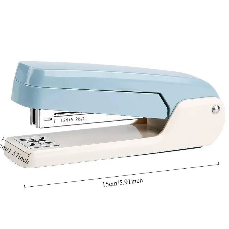 1pc 360° Rotatable Stapler with Staple Remover, Heavy Duty Stapling Machine for Home Office, Large Capacity & Strong Clutch