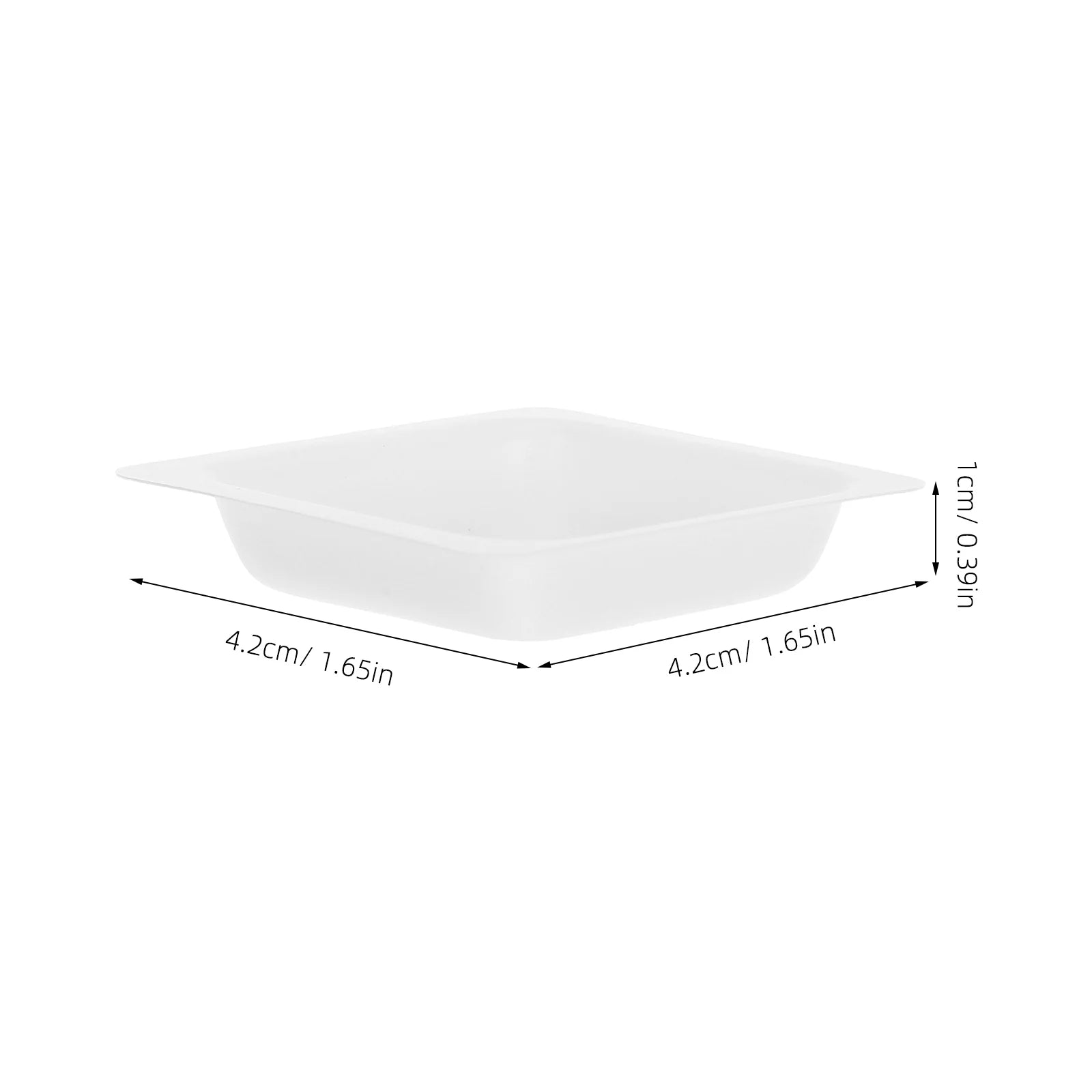 100Pcs Weigh Boats Sturdy Plastic Measuring Weigh Boat for Labs Home Hospital Accurate Sample Weighing Trays Chemistry Weighing