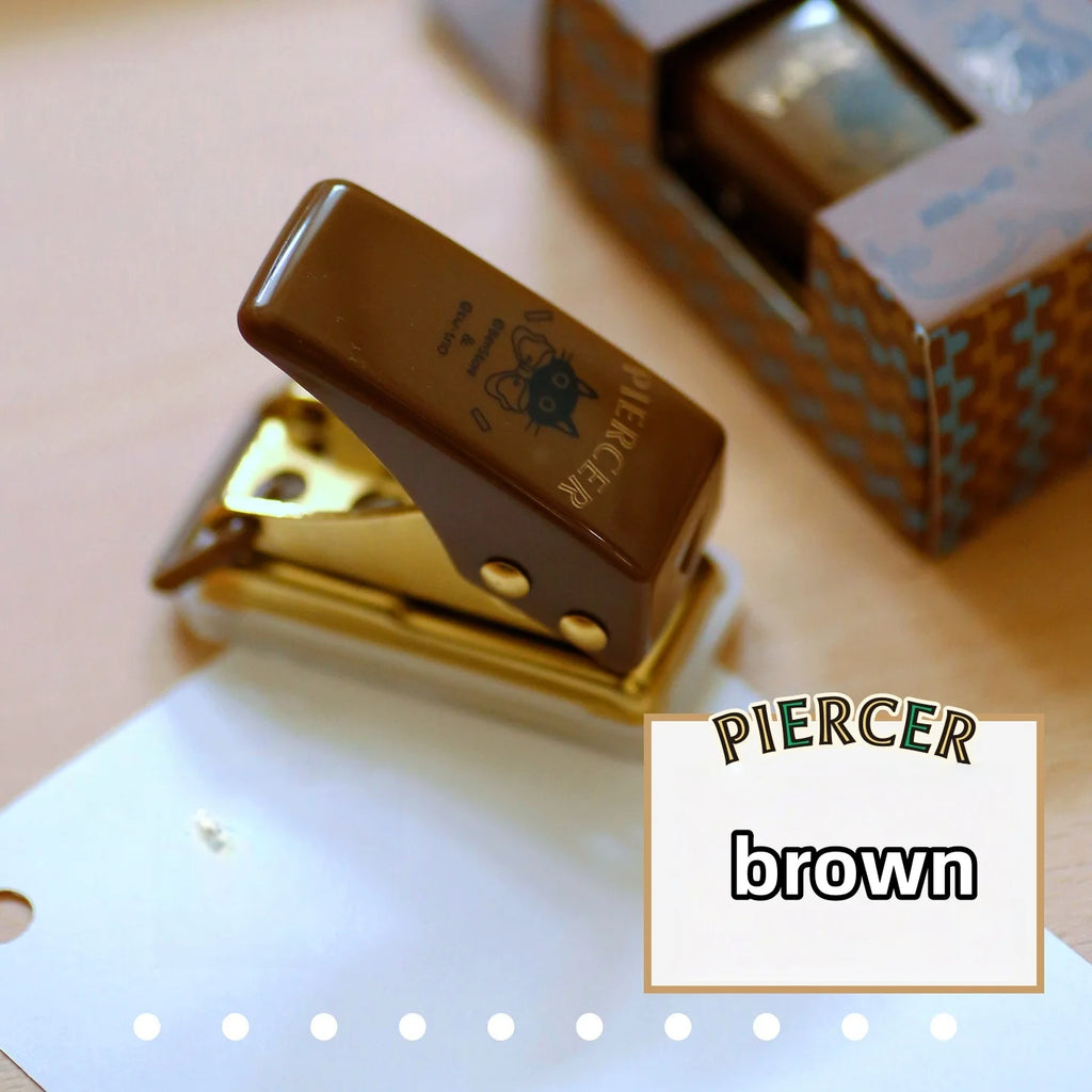 Mini Paper/Photo Puncher, Portable Single-hole Puncher, DIY Loose-leaf Core, Suitable for Office, School and Home Use