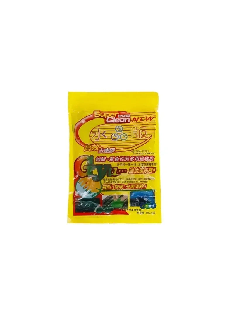 4-1Pcs Soft Sticky Clean Slimy Gel Cleaner Wiper for Laptop Keyboard Car Cleaning Tools with Brush Universal Soft Cleaning Gel