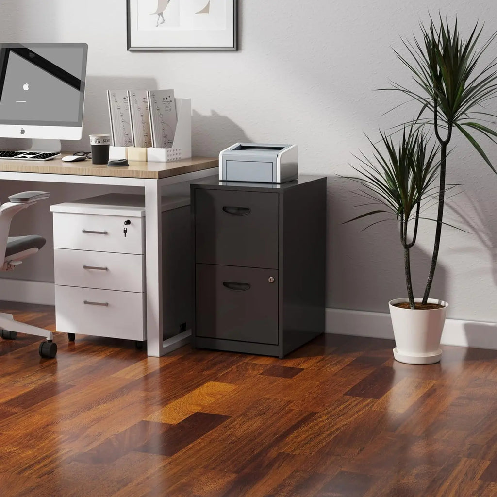 2 Drawer File Cabinet with Lock, Metal File Cabinets for Home Office, Two Drawer Locking Filing Cabinet, Small File, Customized