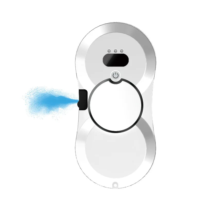Smart Window Cleaning Robot Auto-Spray Electric Glass Cleaner with Remote Control 2800Pa Strong Suction for Home & High-Rise