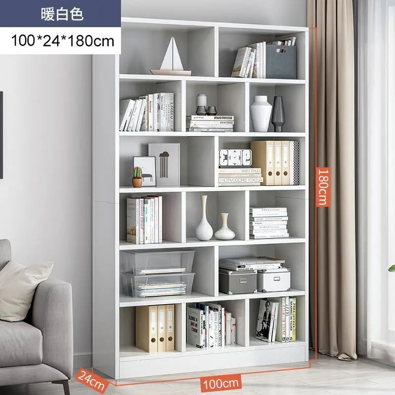 Luxury Library Office Book Storage Furniture Wooden Bookcase Bookshelf Office Furniture
