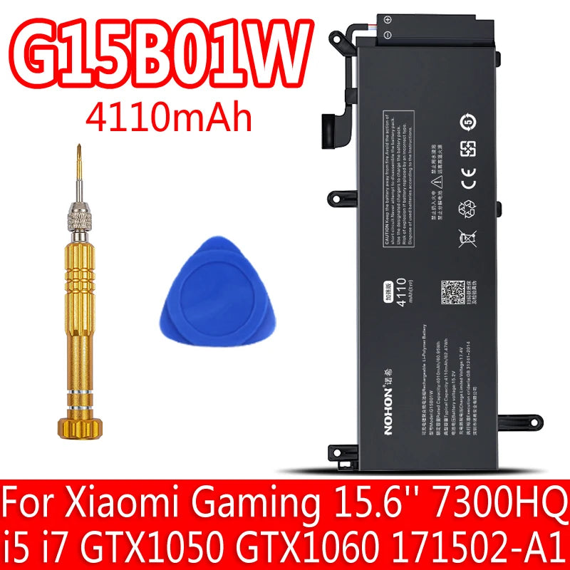 NOHON R13B01W R15B01W Laptop Battery For Xiaomi Mi Air 13.3 12.5 Pro 15.6 Inch Gaming G15B01W R13B02W R10B01W NoteBook Batteries