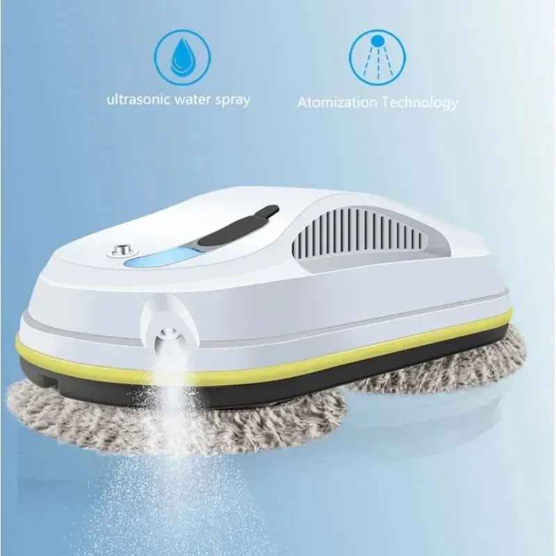 DIVEDEER HCR-09 Automatic Spray Home Ultra-thin Remote Control Window Cleaning Robot Low Noise Window Cleaning Machine