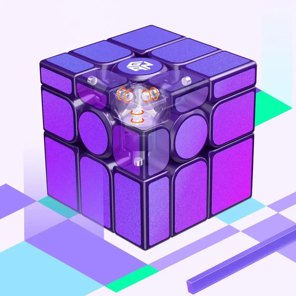 [Picube] GAN 3x3 Mirror Cube 3X3x3 Magnetic CubeProfessional,Puzzle Toys, Antistress,Cast Coated,Children's Gifts Gan Mirror M