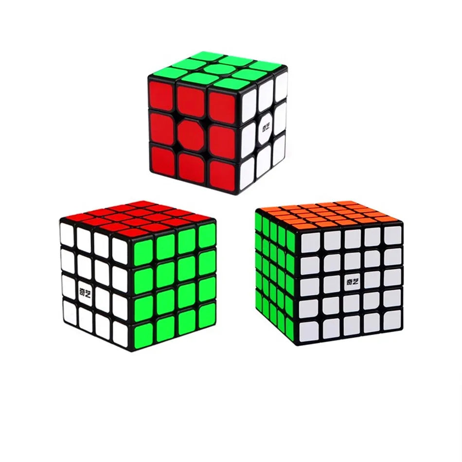 Qiyi 2x2 3x3 4x4 5x5 Alien Magic Cube Maple Leaf Slanting Pyramid Professional Cubo Magico Puzzle Toy For Children Kids Gift Toy