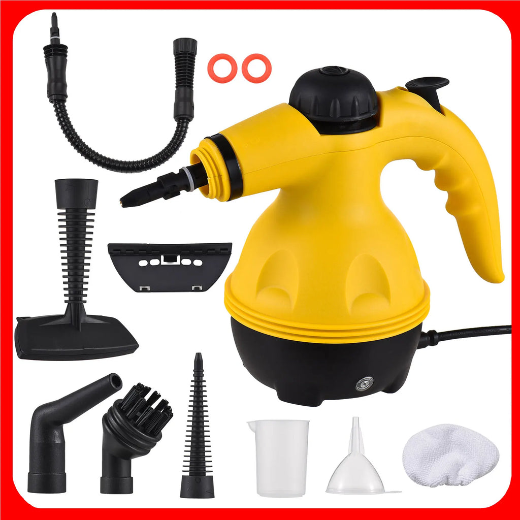 1050 W steam cleaner, ready to use after 1 to 2 minutes of preheating, suitable for the kitchen, bathroom, and sofa,