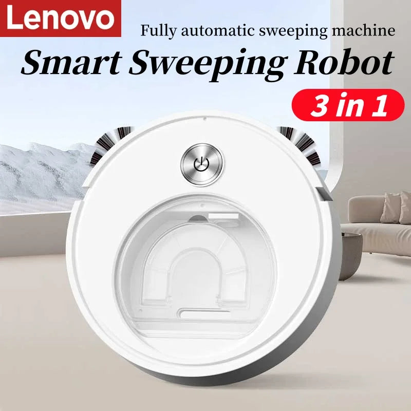 Lenovo Intelligent Sweeping Robot Fully Automatic Sweeping Machine 3 In 1 Vacuum Cleaner Can Independently Remove The Dust Box