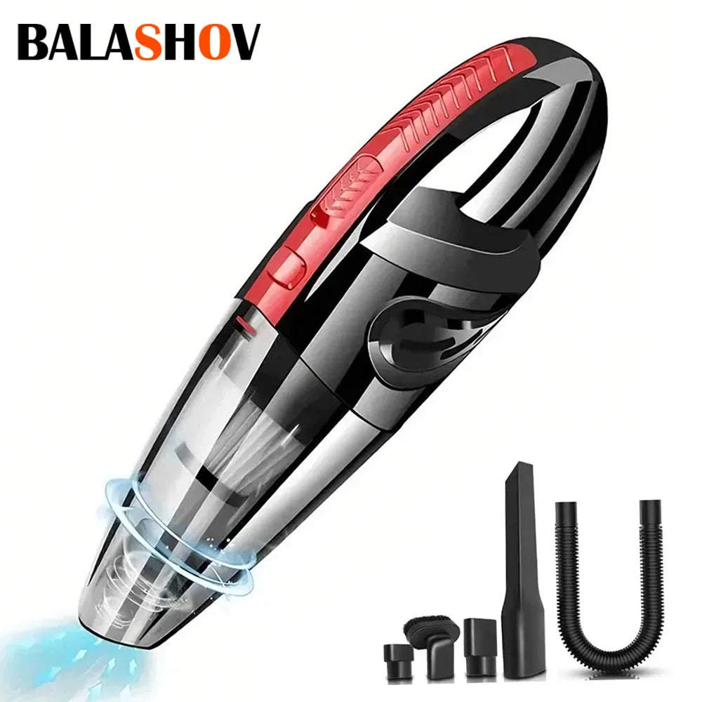 Wireless Vacuum Cleaner Portable Handheld Powerful Suction Rechargeable Cleaning Appliance Quick Charge for Car Home Pet Hair