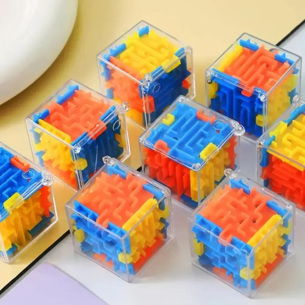 3D Maze Magic Cube Toys Children Gift Six-sided Brain Developing Educational Toy Labyrinth Ball Toys Magical Maze Ball Giveaway