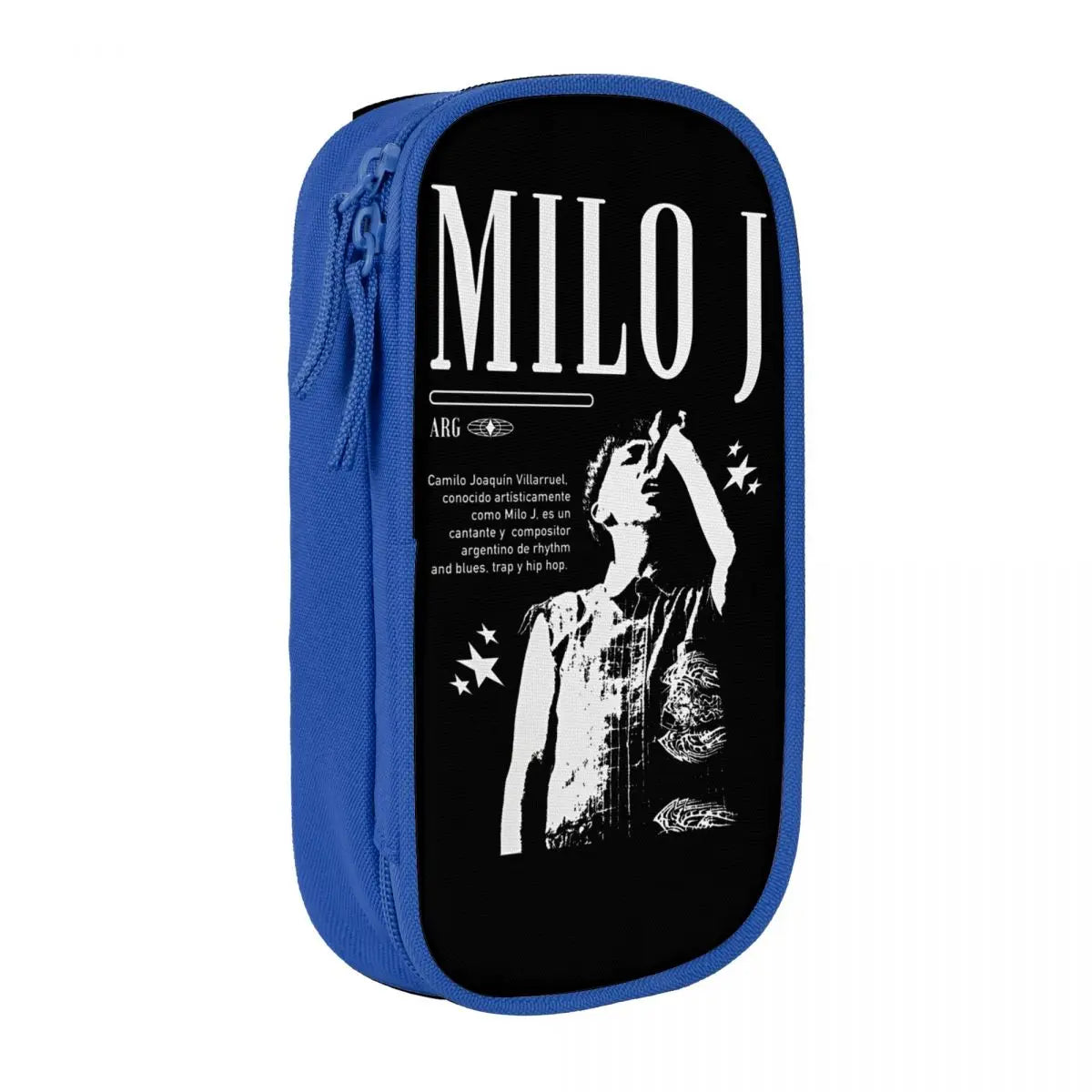 Cute Rapper Milo J Pencil Case Singer 166 Pencilcases Pen Holder for Girls Boys Large Storage Bag Office Zipper Stationery