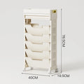 Movable bookshelf Floor-to-ceiling with wheels Bedroom desktop textbook storage rack Study multi-layer book shelf