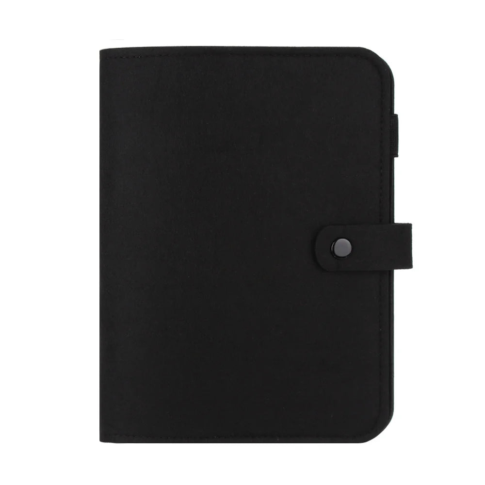 A5 A6 New Office Supplies Stationery Travel Diary Portable Diary Felt Notebook Felt Shell Ring Binder