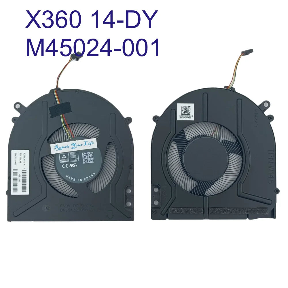 TPN-W146 Laptop Cooling Fan For HP PAVILION X360 CONVERTIBLE 14-DY 14M-DY 14-DY0013TU 2-IN-1 M45024-001 CPU Cooler Radiator New