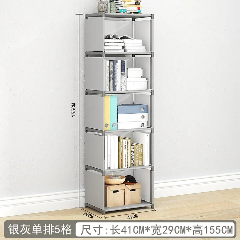 Kid Bookshelf Organizer Mobile Document Rack Picture Book Desk Side Storage Children Librero Infantil Bookcases Furniture