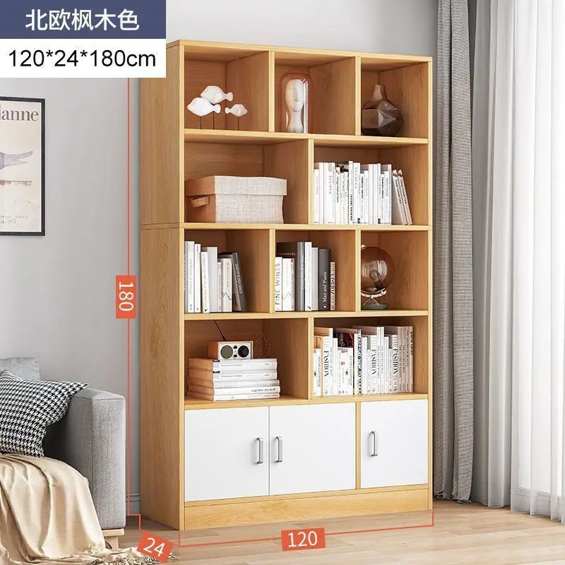 Luxury Library Office Book Storage Furniture Wooden Bookcase Bookshelf Office Furniture