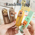 1/4Pcs Push Pull Kapibala Capybara Eraser Cute Soft 4B School Supplies Clean Mess Free Stationary Student Supplies