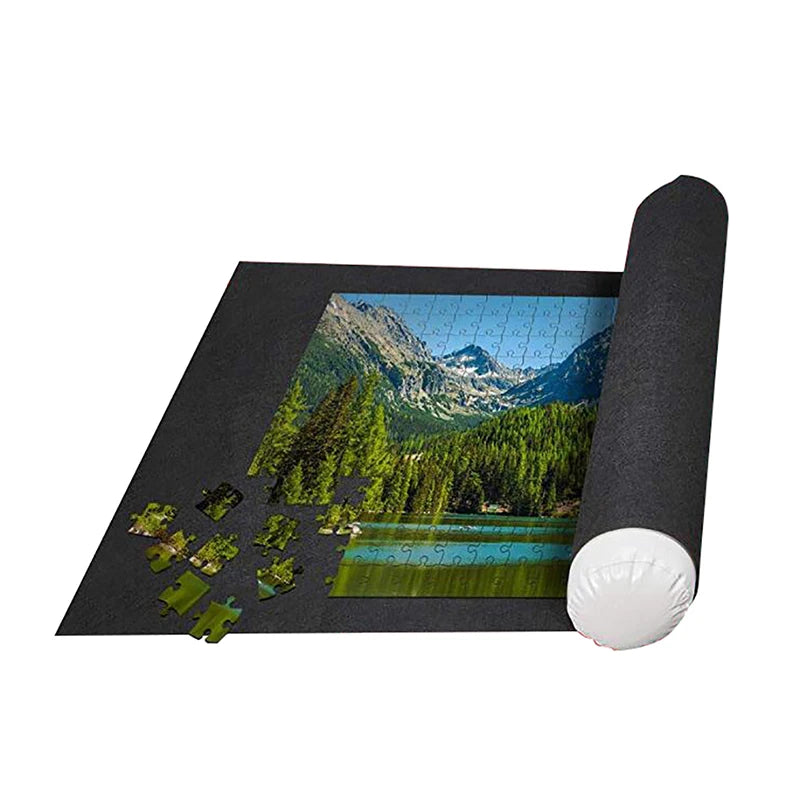 Puzzles Pad Jigsaw Roll Felt Mat Playmat Puzzles Blanket For Up To 1500 Pcs Puzzle Accessories New Portable Travel Mat