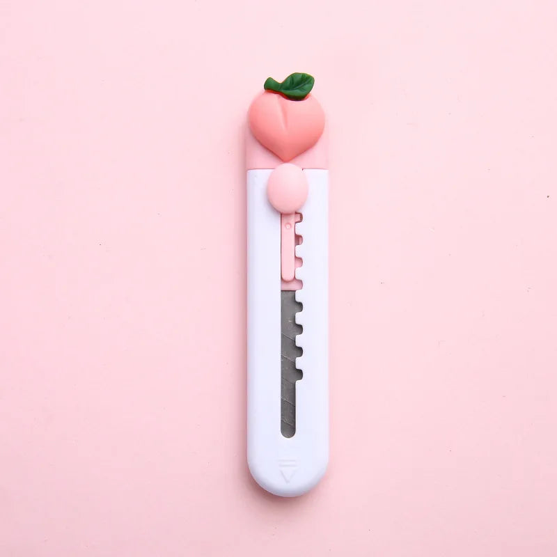 Mini Cute Art Knife Portable Parcel Unpacking Knife Office Paper Cutting Hand Knife Student Stationery Supplies