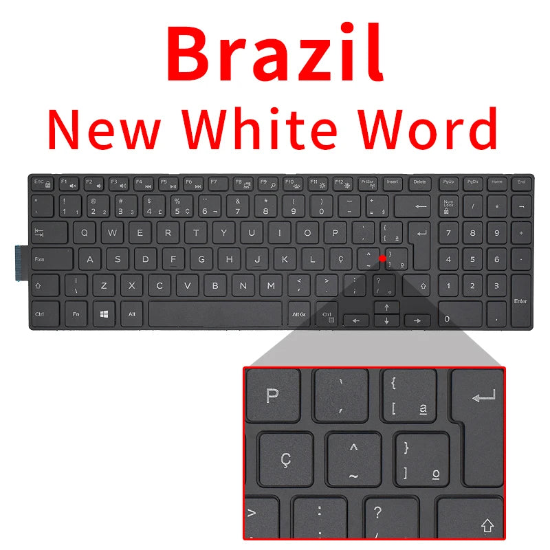 US keyboard For Dell Inspiron 15 5000 5758 5543 5548 5542 5552 5759 5551 5755 5555 5558 5557 5559 5577 5576 5748 5749 5545 5547