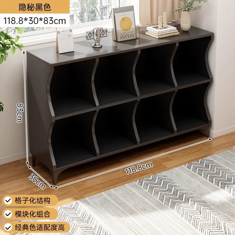 BookShelf Decor Living Room Cabinets Dressers Display House Desk Boocase Entryways Wood Storage Luxury Cabinet Trendy Furniture