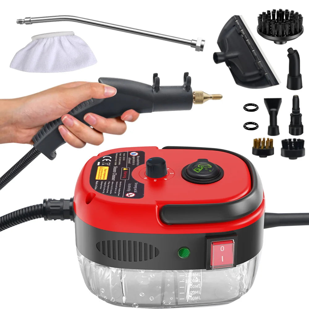 Portable Handheld High Pressure Steam Cleaner Household Multifunctional Steam Cleaning Machine Kitchen Hood Air Conditioner Car