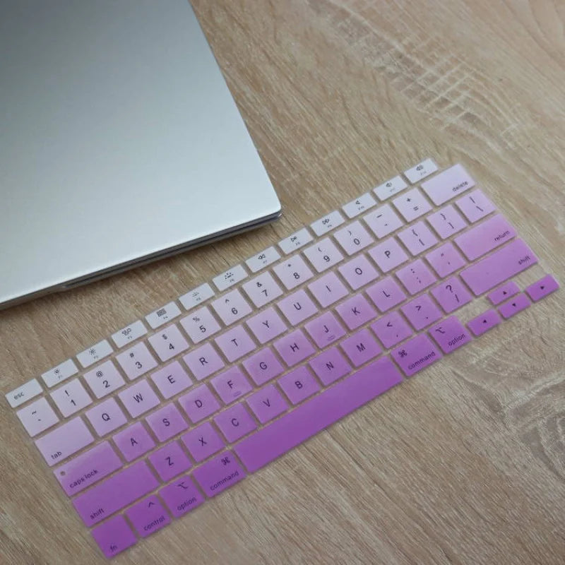 Silicone Laptop keyboard Cover Skin For MacBook Air 13 inch 2022 2021 2020 release a2337 M1 a2179 Retina display with Touch ID