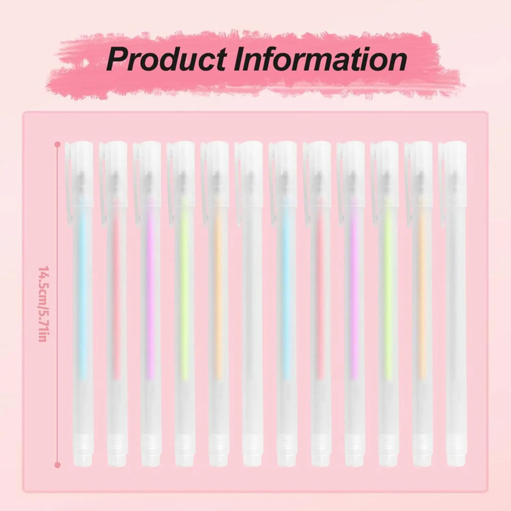 12PCS Quick Drying Color Spot Glue Pen,Quick Dry Scrapbook Glue Pen for Crafting,Suitable for Scrapbooking