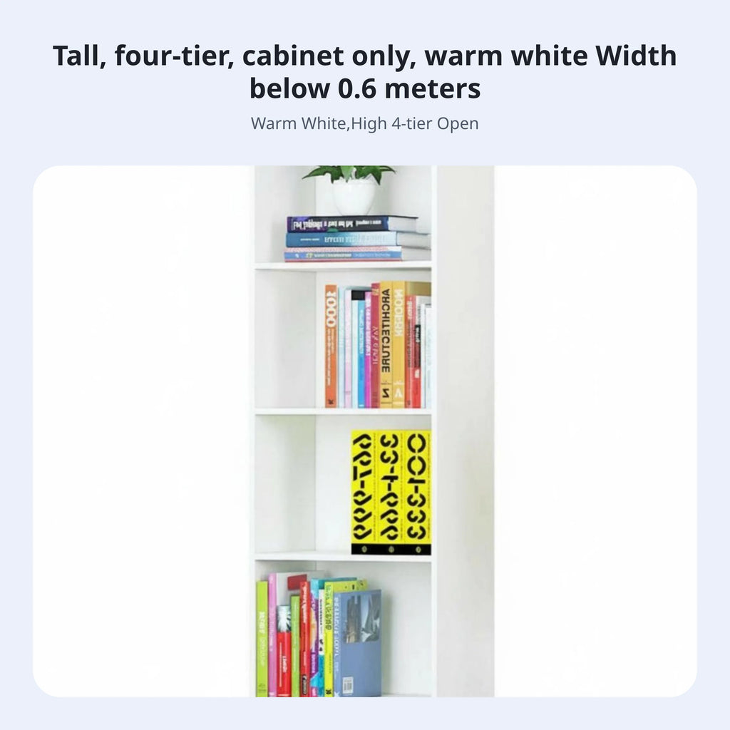 Windowsill Cabinet Space-Saving 6-Tier Narrow shelving unit adaptable Multi-Purpose for Students, Office Workers