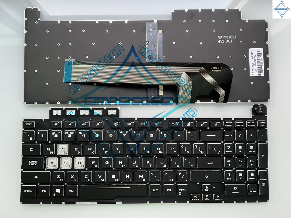 New US UA Arabic Ukrainian Russian For ASUS TUF Gaming F15 FX506 FA506 FX506H FX506LI FX506LH F17 FX706 FA706 FX706LI Keyboard