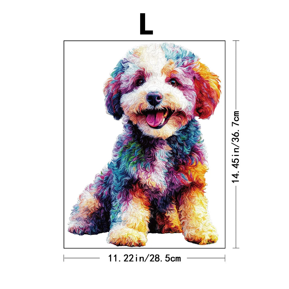 Adult advanced plywood puzzle, unique irregular animal shaped particles, suitable for home games and home decoration - ideal gif