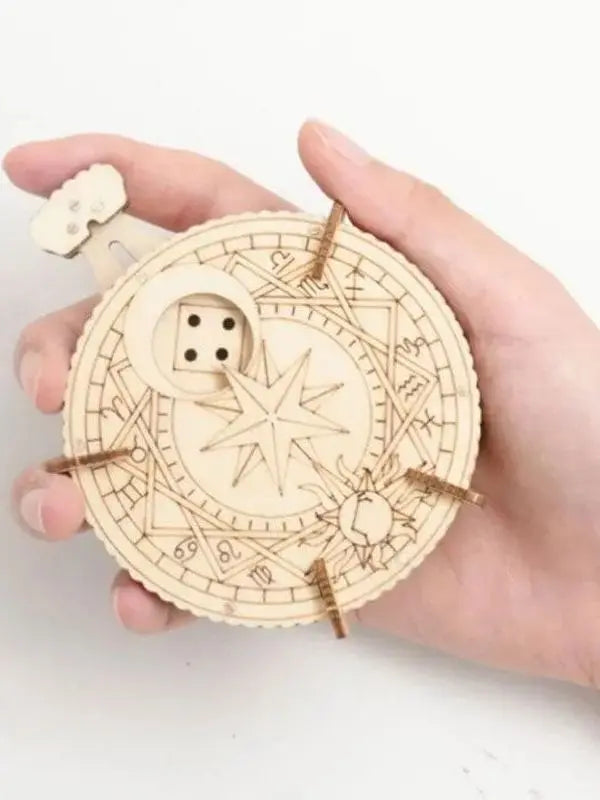 Adult 3D Wooden Puzzle Dice Model Kit DIY Handmade Crafts to Create Unique Birthday or Christmas Gifts