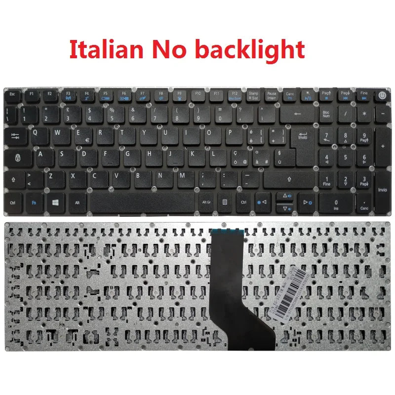 Russian/US/UK/Spanish laptop keyboard FOR Acer Aspire 7 A715-71 A715-71G A715-72 A715-72G A717-71 A717-71G A717-72 A717-72G