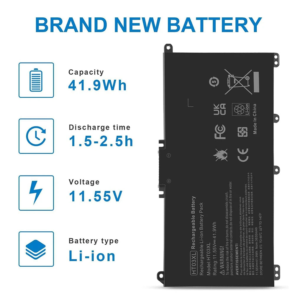 HT03XL L11119-855 Laptop Battery Replacement for HP Pavilion 14 15 17 15-CS 15-DA 15-DB 15-DW Series 15-CS0053CL 15-DW0033NR