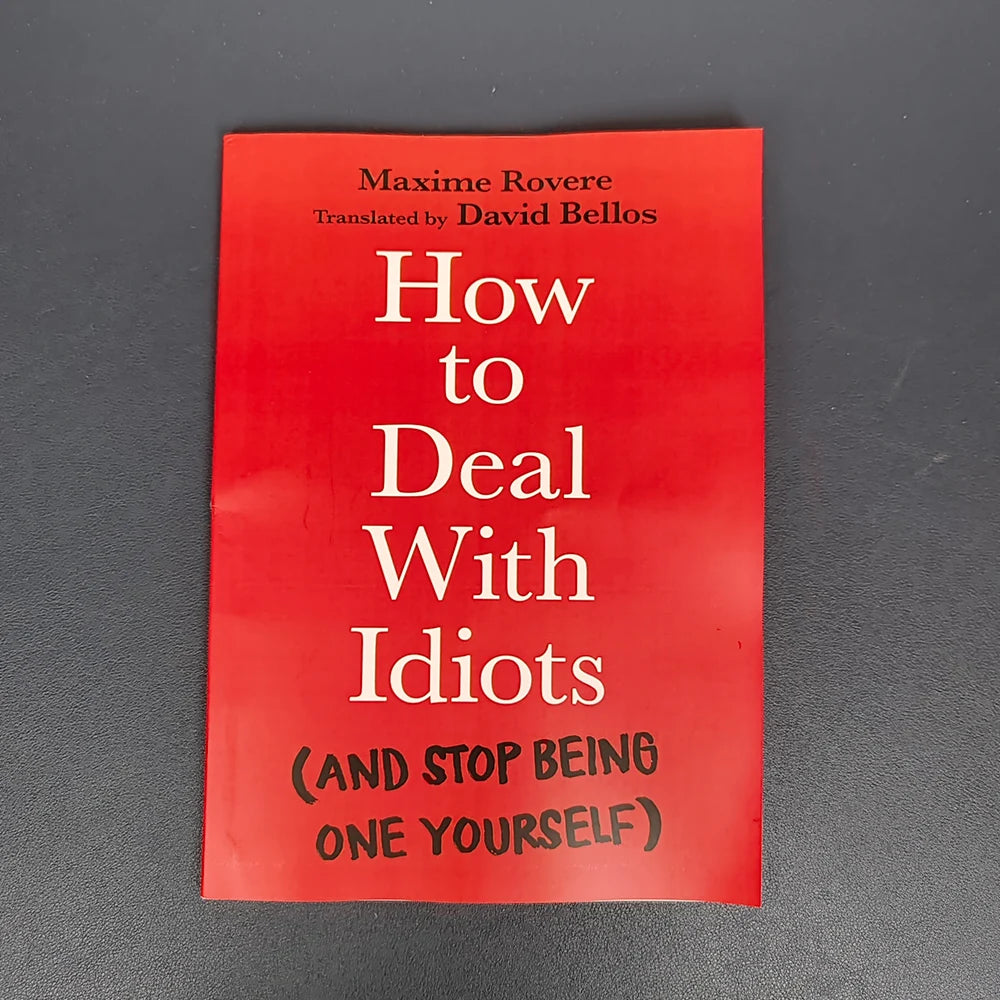 how To Deal With Idiots A Novel Paperback English book