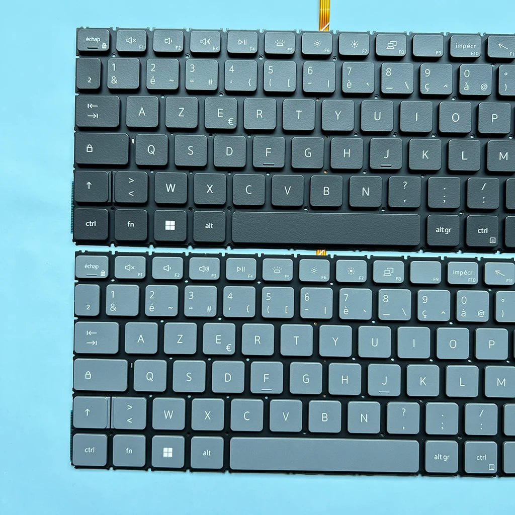 3511 French Backlit Keyboard for Dell  Inspiron 15 3510 3511 5510 5515 5518 7510 7610 Latitude 3520 3530 07H3YF NSK-DEHABW FR