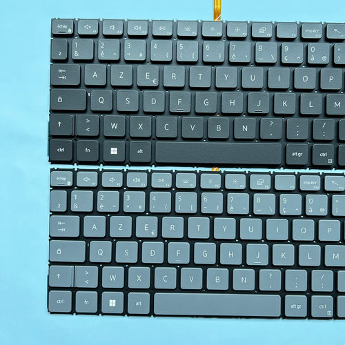 3511 French Backlit Keyboard for Dell  Inspiron 15 3510 3511 5510 5515 5518 7510 7610 Latitude 3520 3530 07H3YF NSK-DEHABW FR
