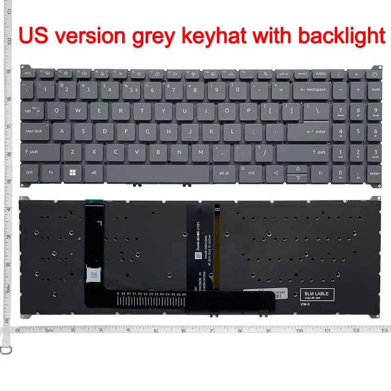US Laptop Keyboard For ACER A315-59G A315-24P A315-24T A515 47/57G A515-55 A515-56 A715-76 A715 51G/52 N22C6 N22Q3 N23C3 S50-54